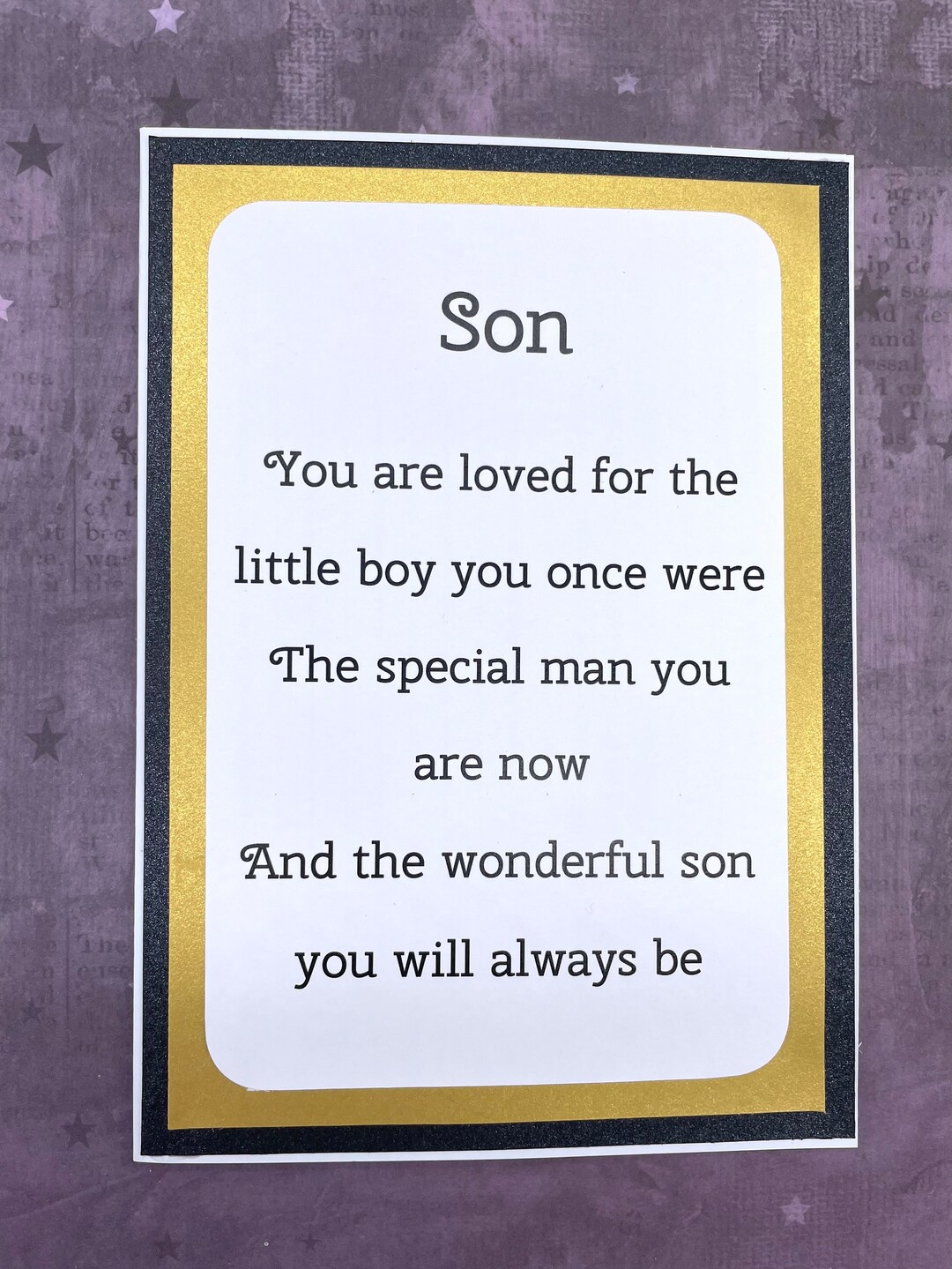 Extra Special Card for Grown up Son Special Sons Birthday Etsy UK