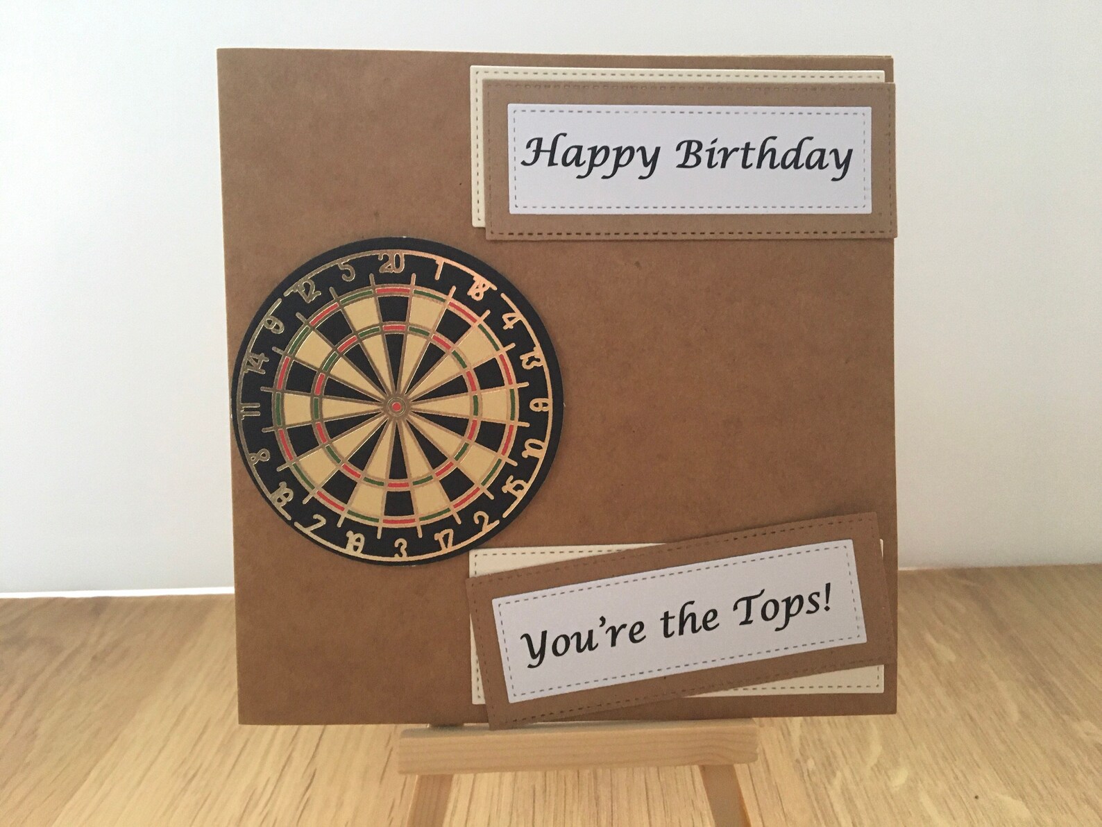 Darts birthday card card for darts player darts fan Youre Etsy
