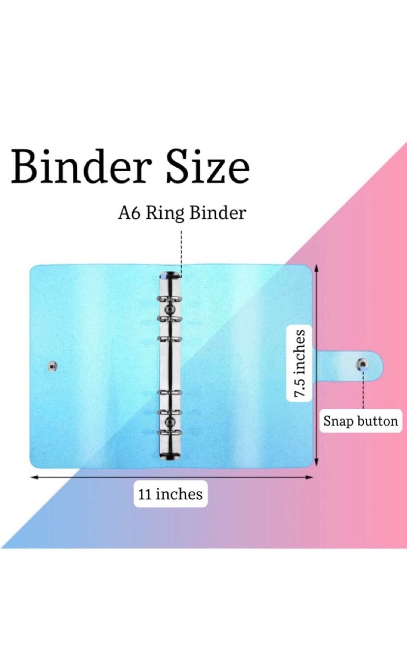 A6 Binders Etsy