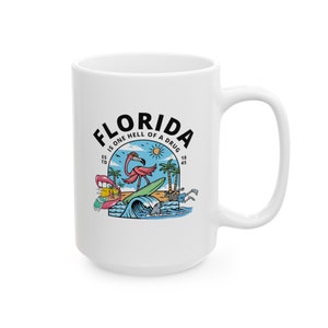 Florida Ceramic Mug: Tropical Skater Vibes - Swiftie Gift image 4