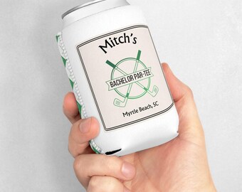 Anpassbare Junggesellenparty Gunst Getränk Coozie Junggesellenabschied Geschenke Golfen Geschenke Golf Humor Bier Ärmel Geschenk für ihn