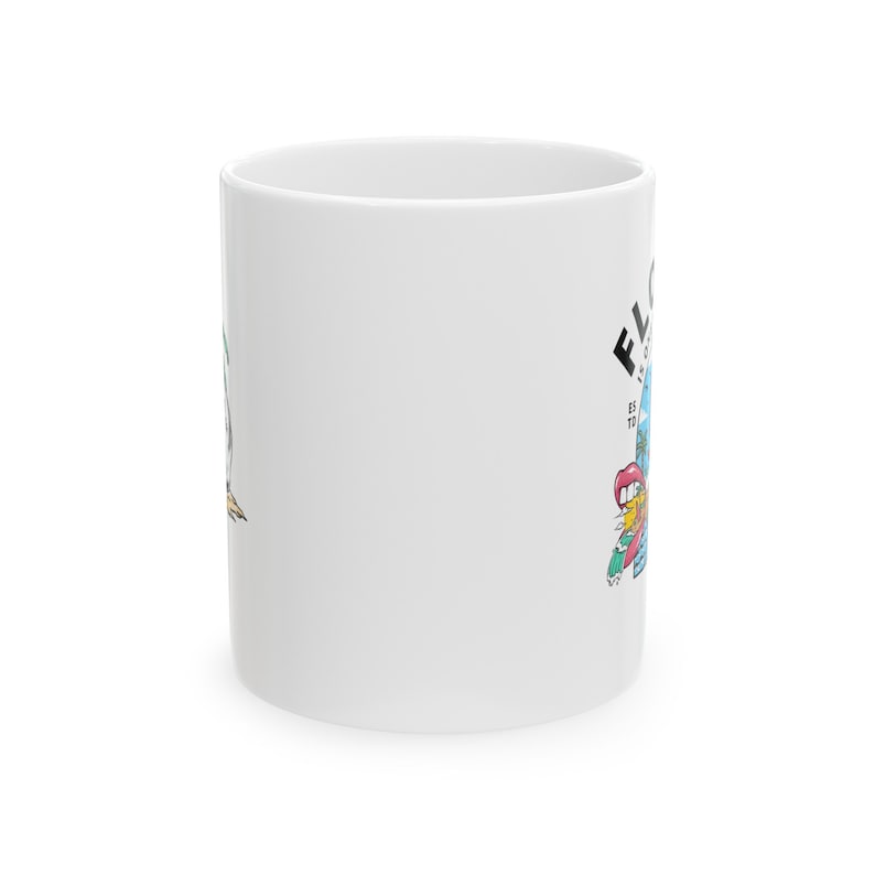 Florida Ceramic Mug: Tropical Skater Vibes - Swiftie Gift image 5