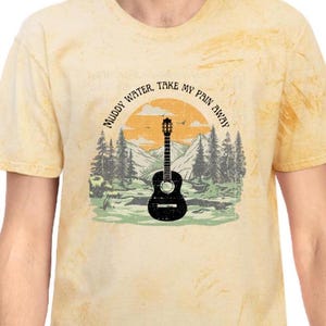 Billy Strings Shirt, BMFS Concert, Concert Attire, Billy Strings Fan, Graphic T-Shirt, Muddy Water Take My Pain Away