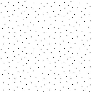 KimberBell Basics for Maywood Studio ~ MAS8210-W ~ Black Tossed Tiny Dots on White ~ Continuous Half Yard Increments