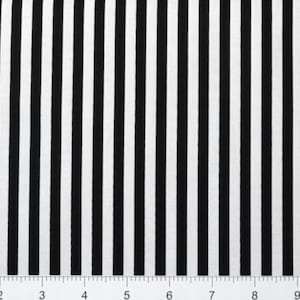 Riley Blake Designs ~ 1/4&quot; STRIPE  ~ C555-BLACK ~ Perfect for Stripey Binding ~ Half Yard Increments