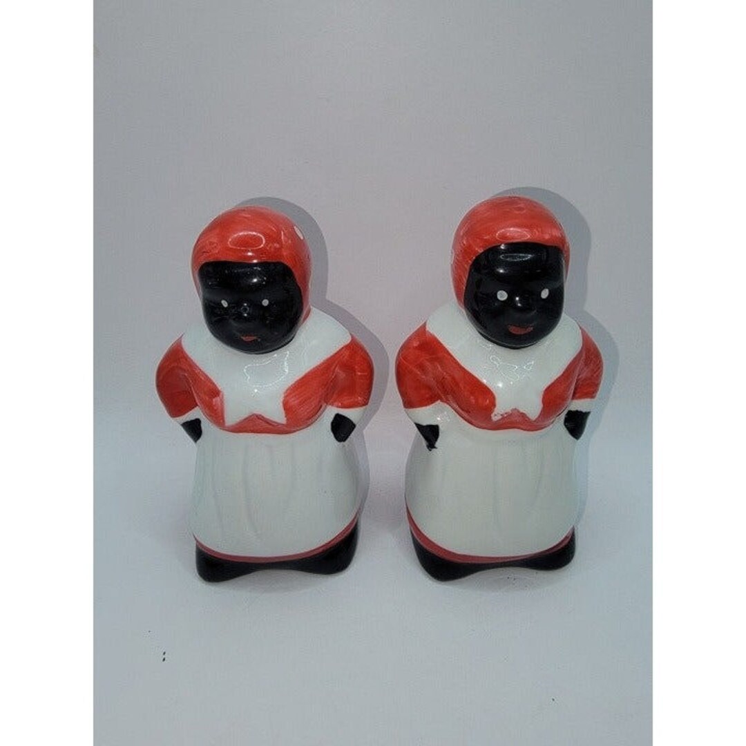 Rare Vintage Aunt Jemima Salt and Pepper Shakers Etsy