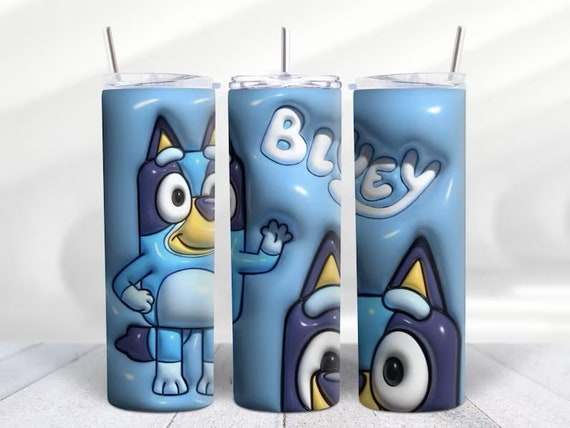 Bluey And Friends Kids Tumbler 20oz Travel Mug Stainless Steel Cup Straw