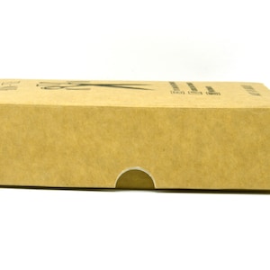 Caixa de gravata borboleta, caixa de gravata borboleta de papelão Kraft, caixa de gravata borboleta, caixa de gravata, caixa de gravata, recipiente para gravata borboleta, estojo de gravata borboleta.
