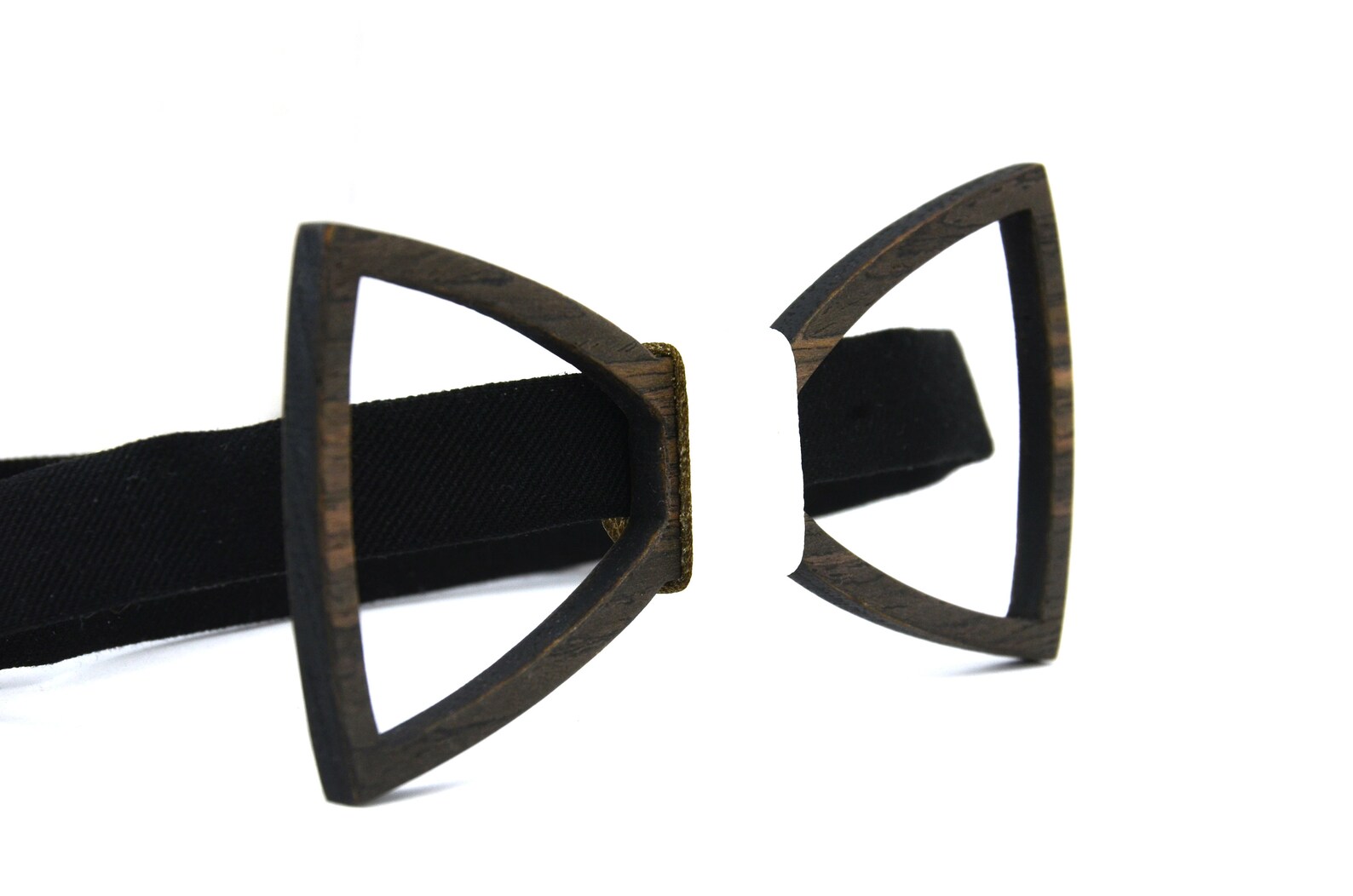 Wooden Bow Tie virginiablack Wooden Bow Etsy