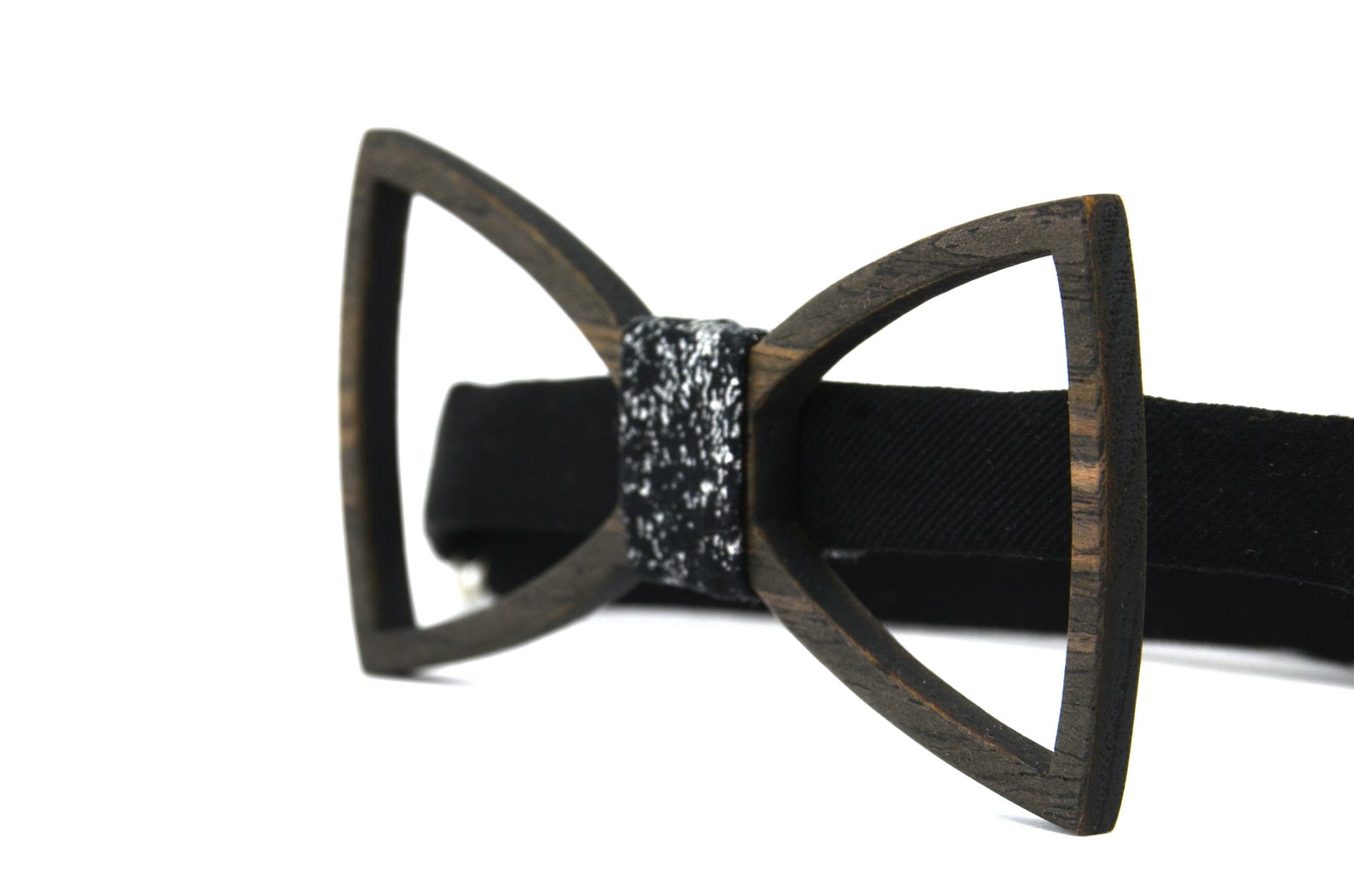 Wooden Bow Tie virginiablack Wooden Bow Etsy