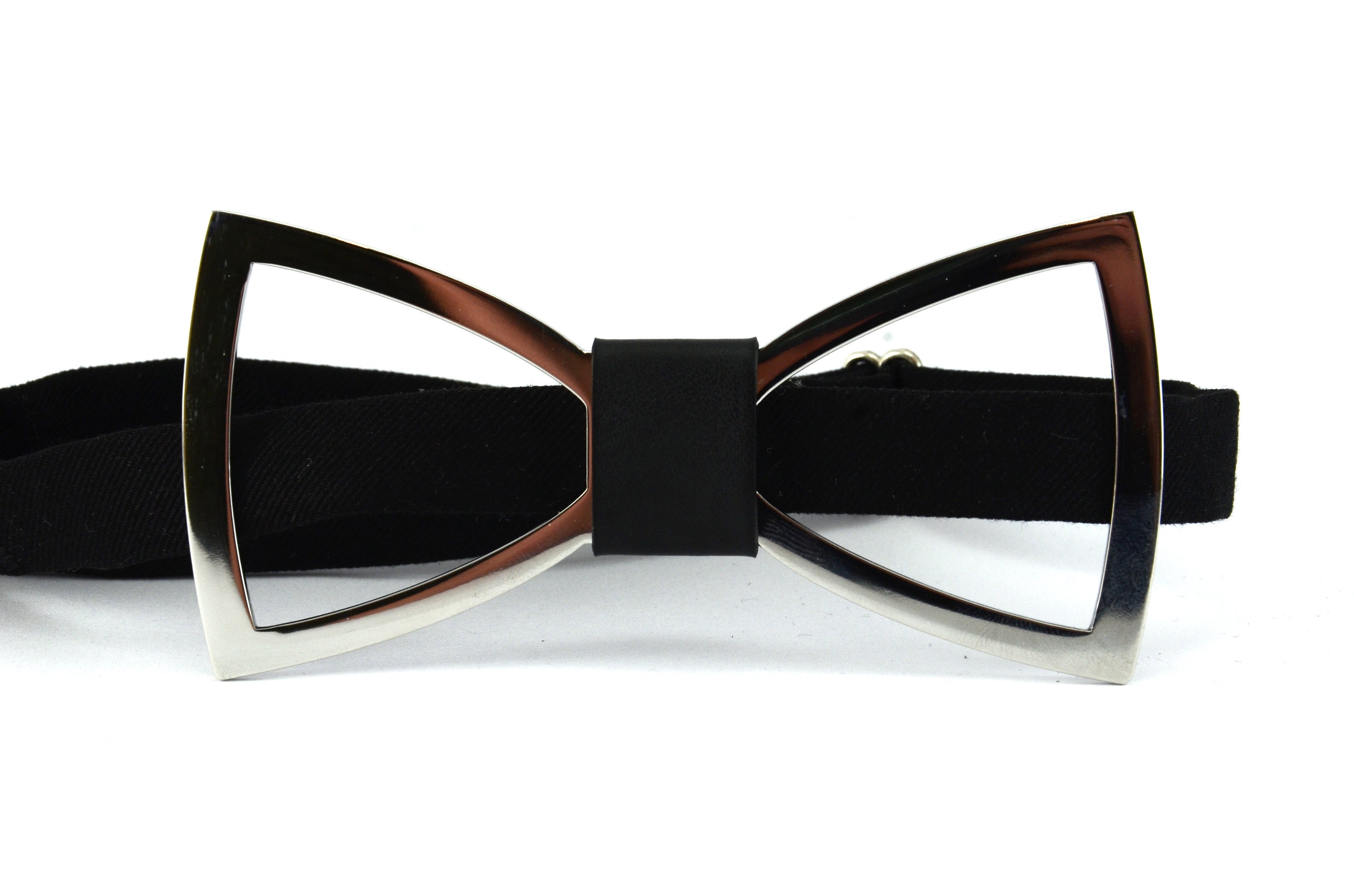 black and white polka dot tie