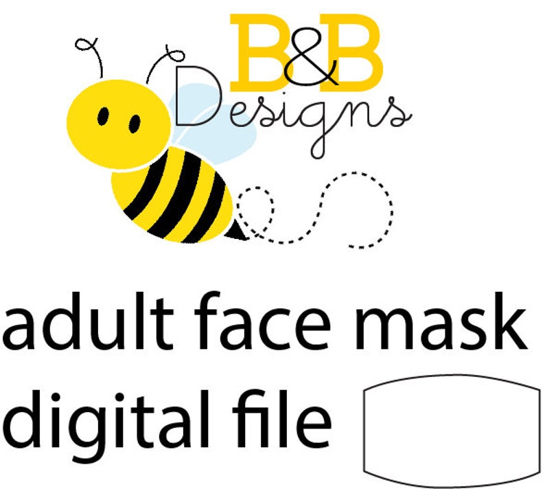 Download Template adult face mask for sublimation pdf svg png ai | Etsy