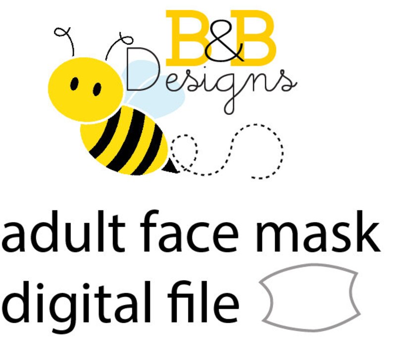 Download Template adult face mask for sublimation pdf svg png ai | Etsy