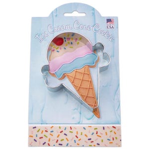 Sommer Desserts Ausstechförmchen Eistüte und Cupcake - Ann Clark Ausstechförmchen für mit Zuckerguss verzierte Kekse und Gastgeschenke