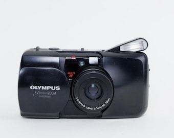 Vintage Olympus Mju Zoom Stylus 35mm Film Camera FLASH DOESNT WORK