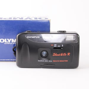90s Olympus Shoot & Go R: Retro 35mm Film Camera
