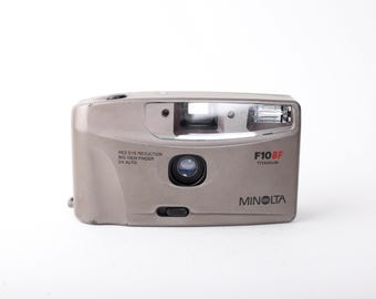 Vintage Minolta F10BF 35mm Film Camera Point & Shoot