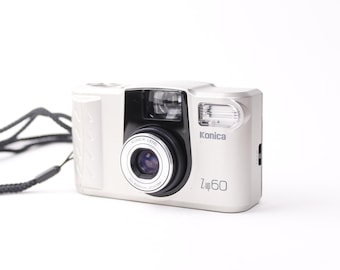 Vintage Konica Z-up 60 compact 35mm film camera from Japan