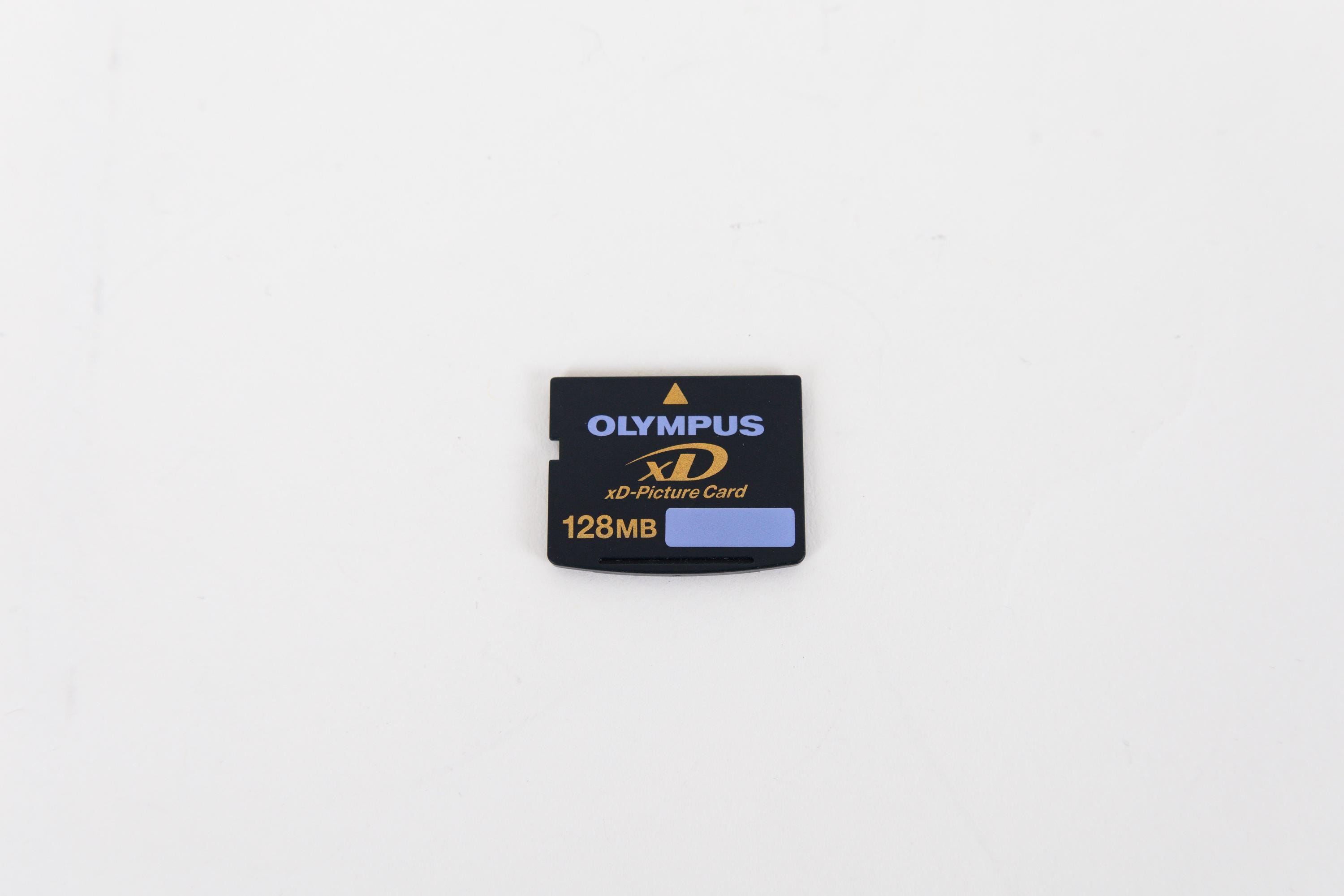 OLYMPUS μ-10 DIGITAL 動作確認済 純正xDカード128MB付 Xd-picture Card Olympus M+ 2GB /1GB/128MB, Fujifilm M 1GB