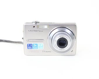 Olympus FE-200: Silver 6.0MP Compact Digital Camera - Etsy