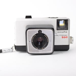 Minolta Autopak 550 Vintage 110 Film Camera 1970s