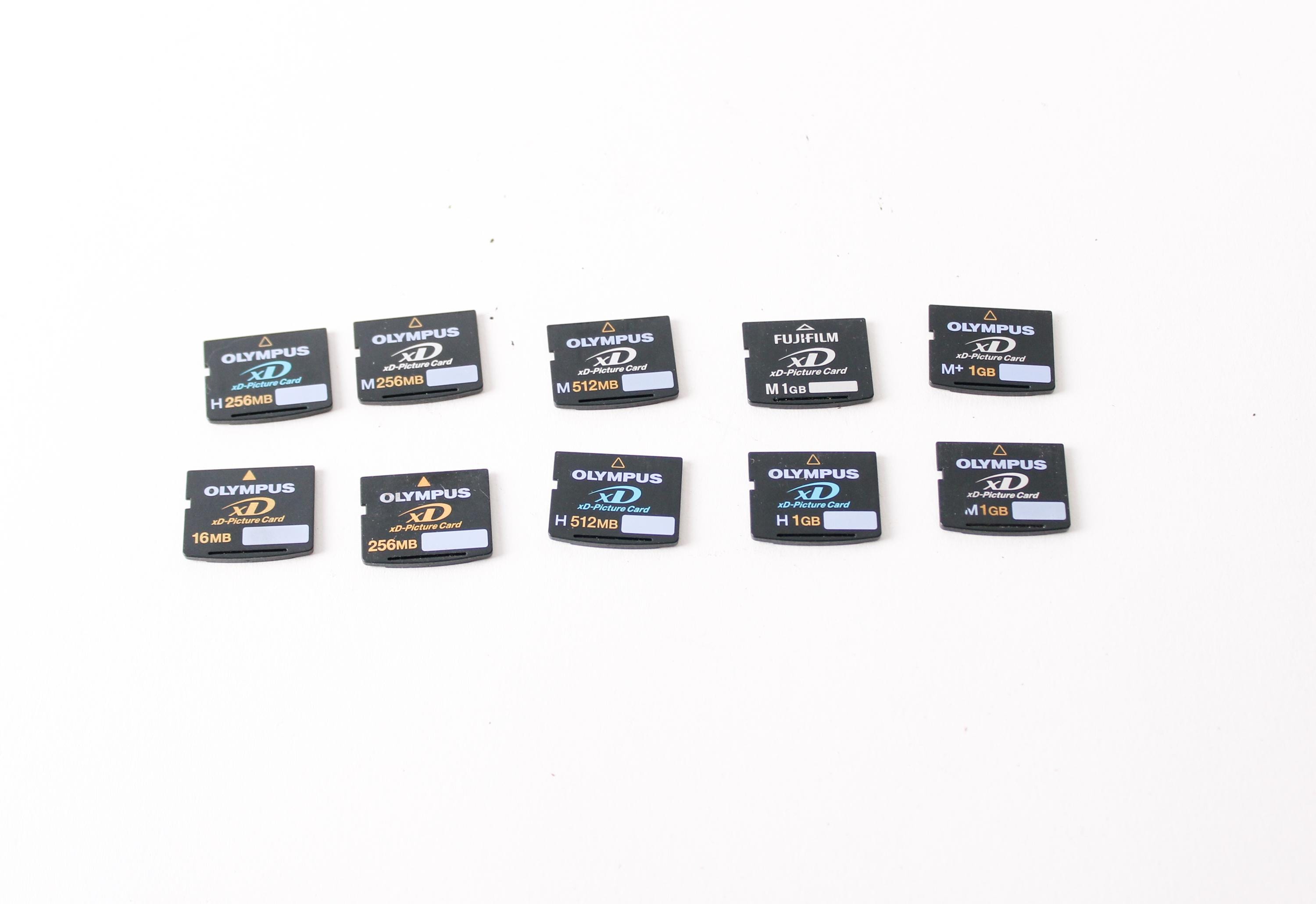 Xd-picture Card Olympus M 2GB 1GB 256MB 128MB 64MB Fujifilm