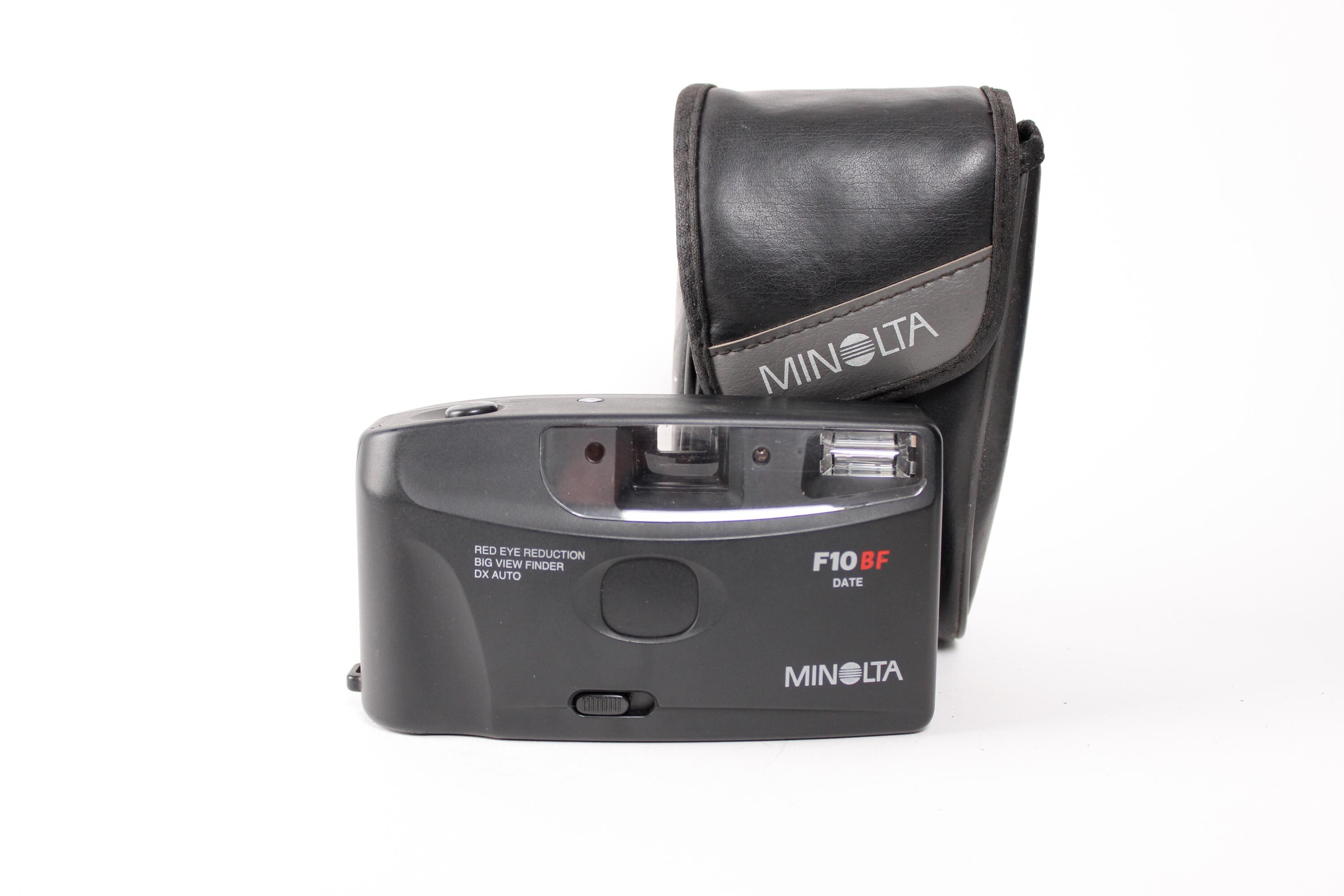 Vintage Minolta F10BF 35 mm Film Kamera 90er Jahre Point & Shoot