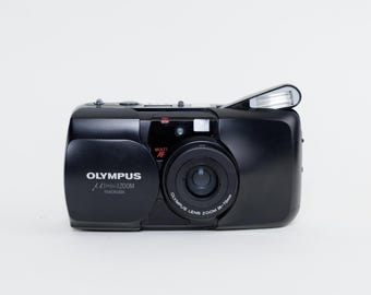 Vintage Olympus Mju Zoom Stylus 35mm Film Camera FLASH DOESNT WORK
