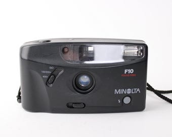 Minolta F10 35mm Film Camera, Vintage Point & Shoot