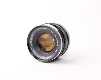 Vintage Canon FD 50mm F/1.8 Kit Prime Lens Tested and Works - Etsy