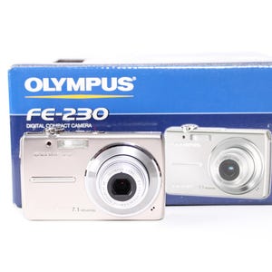 Olympus Camedia FE-230 Digital Camera - Retro Y2K Slim Snapper