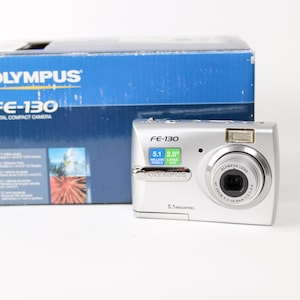 Olympus FE-130 5.1 MP Compact Digital Camera with 3x Zoom