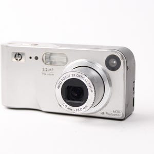 Vintage HP Photosmart M307 3.2MP Digital Camera with 3x Optical Zoom - Retro Gem