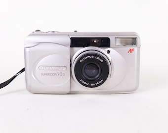 Olympus Superzoom 70G 35mm film point and shoot compact camera