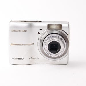 Vintage Olympus FE-180 6MP Digital Camera with 3x Optical Zoom - digicam 00s