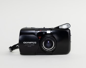 Vintage Olympus Mju Zoom Stylus 35mm Film Camera FLASH DOESNT WORK