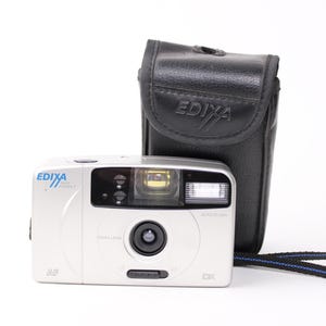 Vintage Edixa Date Vision II 35mm Point & Shoot Film Camera with Built-in Flash