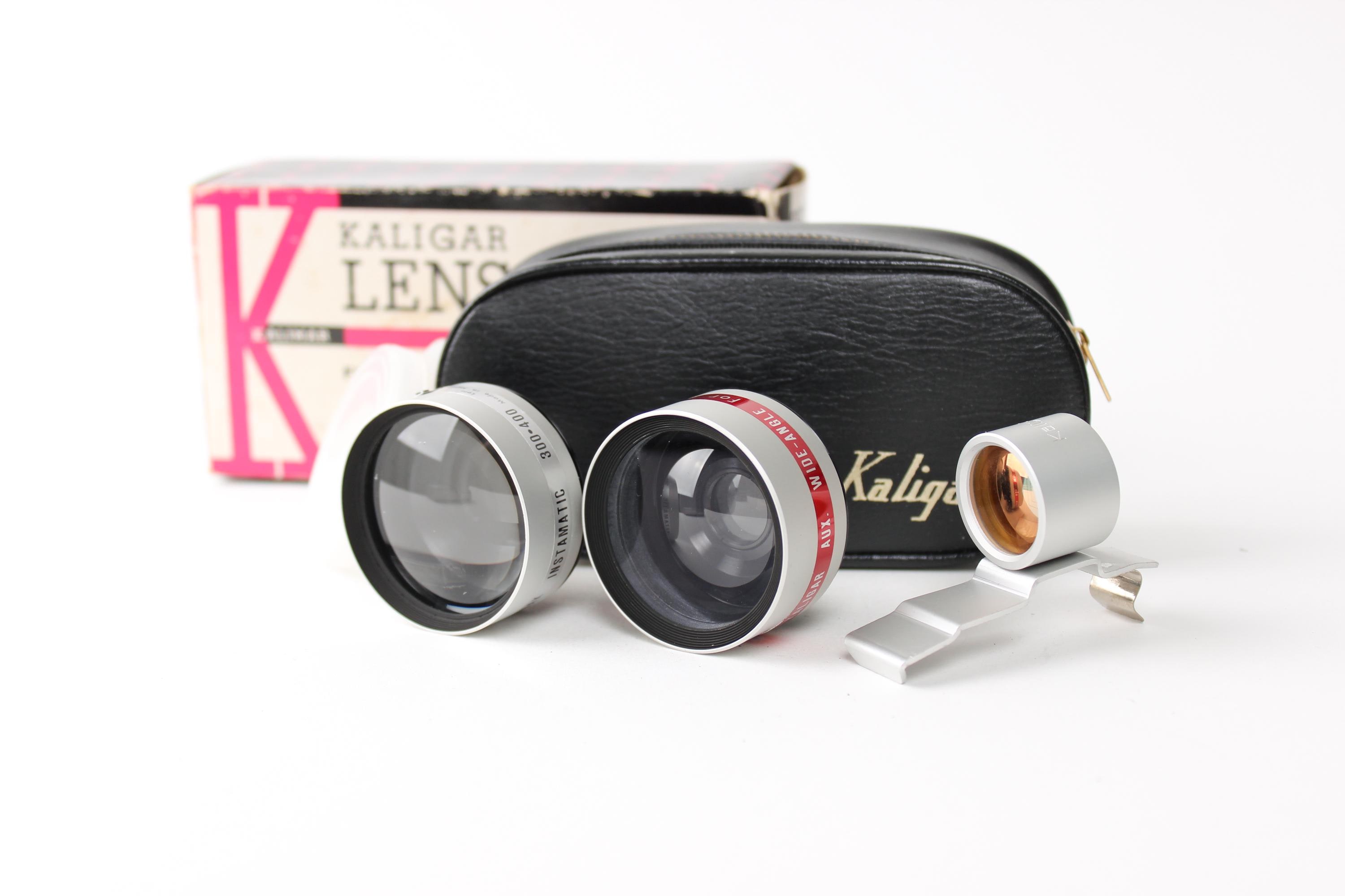 Vintage Kaligar Wide & Tele Lens for Kodak Instamatic 300-400