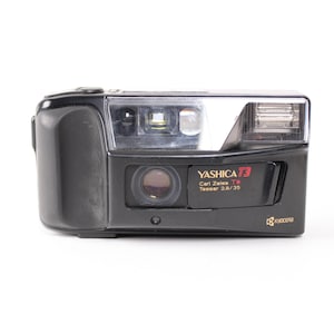 Vintage Yashica T3 35mm Film Camera: Carl Zeiss Tessar Lens
