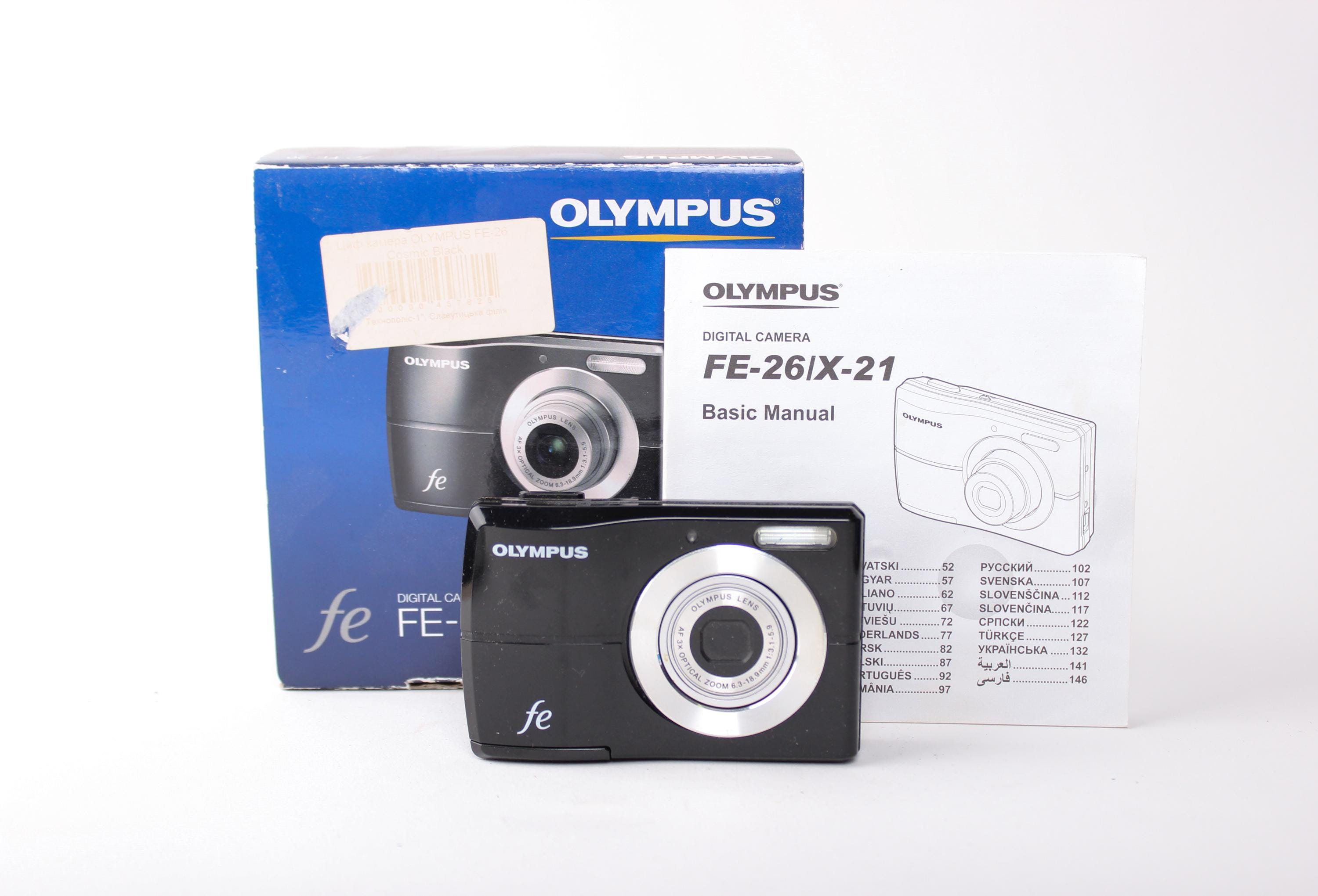 Digital Camera Olympus FE-26 10 MP Vintage Digicam Y2k With Box