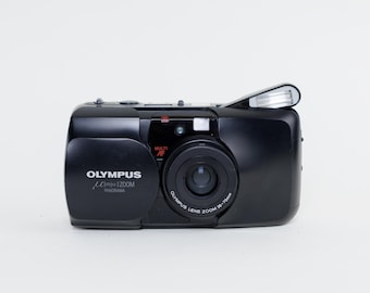 Vintage Olympus Mju Zoom Stylus 35mm Film Camera FLASH DOESNT WORK