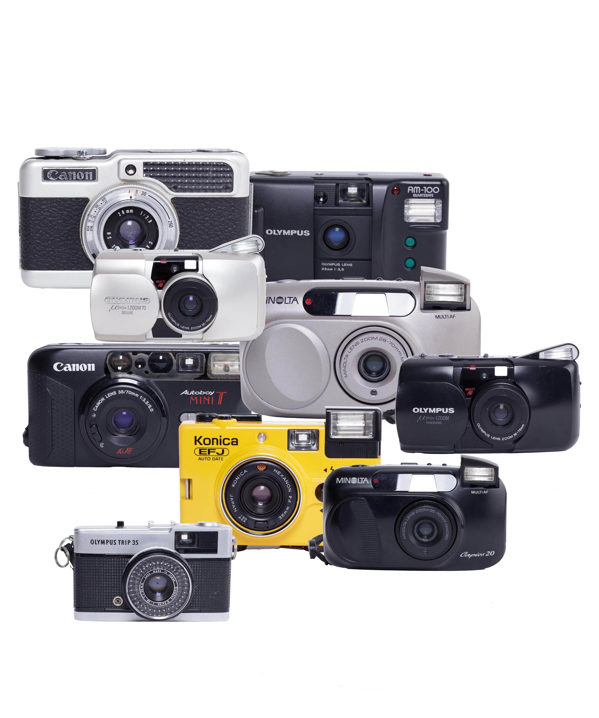 Mystery 35mm Film Camera 90s Point and Shoot Tested Working Retro