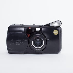 Olympus stylus (mju) Zoom Deluxe Point and Shoot 35mm Film Camera (Flash Not Working)