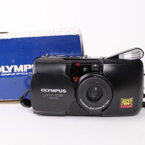 【動作OK】OLYMPUS カメラ ∞ stylus ZOOM PANORAMA Olympus Stylus Zoom DLX Panorama 35mm Point and Shoot Film
