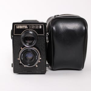 Cámara de formato medio para principiantes Lubitel 166B 120 tipo TLR Cámara de película