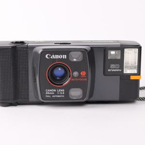 Vintage Canon Snappy 50 35mm Film Camera - Retro Point & Shoot Classic
