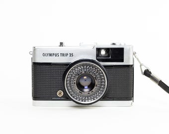 Vintage Olympus LT-1 35mm Film Camera - Green Ultra Compact Point