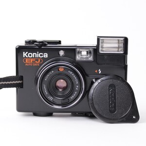 Konica EFJ Black – Stylish 35mm Point & Shoot Film Camera