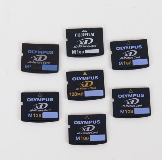 OLYMPUS μ-10 DIGITAL 動作確認済 純正xDカード128MB付 Xd-picture Card Olympus M+ 2GB /1GB/128MB, Fujifilm M 1GB
