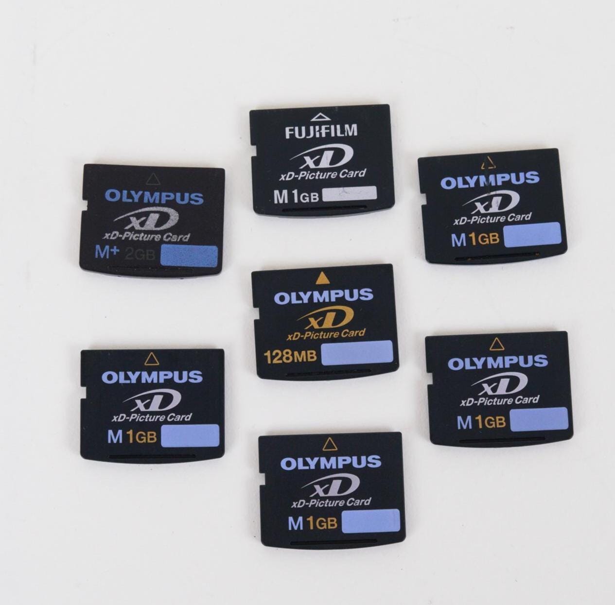OLYMPUS μ-10 DIGITAL 動作確認済 純正xDカード128MB付 Xd-picture Card Olympus M+ 2GB /1GB/128MB, Fujifilm M 1GB